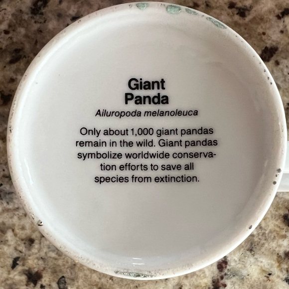 Vintage San Diego Zoo Giant Panda Bear coffee Mug Rare.  Mint condition. - Picture 5 of 5